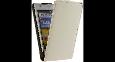 Mobilize Ultra Slim Flip Case LG Optimus L5 E610 White