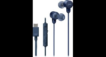JVC HA-FR29UC-A - In-Ear USB-C Oordopjes + Remote - Blauw
