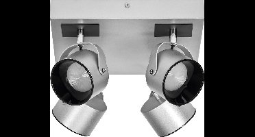 LEDVANCE DECOR SPOT JUPITER, 22W, 750lm, zilver, spot, verstelbare koppen, veelzijdig gebruik, interieurspot, warm witte lichtkleur, hoogwaardige optiek, eenvoudige installatie