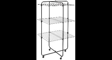 Tomado-Metaltex Dijon Onyx Droogtoren 33 M Drooglengte Zwart