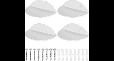 JGS ® Elegante Set van 4 Kleine Wandschappen voor Diverse Ruimtes