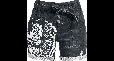 Stranger Things Hellfire Club Dames Shorts - donker denim - 28