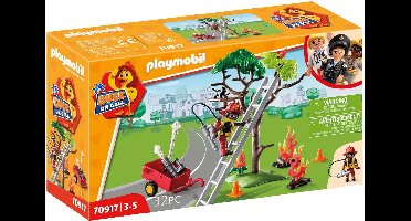 PLAYMOBIL Duck On Call - Brandweeractie. Red de kat! - 70917