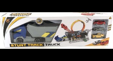 Stunt Track Truck met 3 Auto's