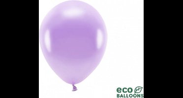 10 eco pastel ballonnen paars 26cm