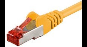 Danicom CAT6 S/FTP (PIMF) patchkabel - 10 meter geel - netwerkkabel - internetkabel - UTP kabel - RJ45 - 1000 mbit/s