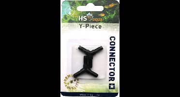 HS aqua Y-stuk 4-6 mm - 2 stuks (zwart)