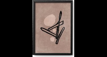 Abstracte poster Bodily - A3 - 30 x 42 cm - Exclusief lijst  - Kunst - Hoogwaardige abstracte poster - Illustratie - ArtStract - Abstracte kunst Online - Abstracte posters