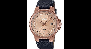 Casio Casio Collection MTP-E173RL-5AVEF Horloge - Leer - Bruin - Ø 41 mm