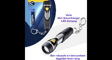 2-Stuks Varta Mini Sleutelhanger LED-Zaklamp