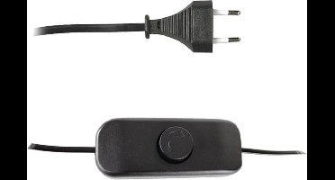 Lybardo - Snoerdimmer LED - Zwart - 3-75W - Met Draaiknop