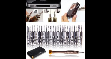 25 in 1 schroevendraaier camera lens phone gereedschap