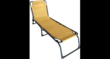 Ligbed Vita Bahia met kussen - geel