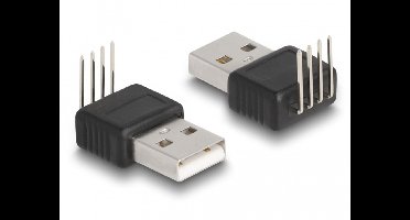 Adapter USB 2.0 Type-A mannelijk tot 4 pin 90 Ã‚Â° Angled