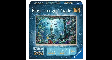 Ravensburger Exit Puzzel Kids In het Onderwaterrijk, kinderpuzzel, puzzelspel, 368 stukjes, vanaf 9 jaar, 13394