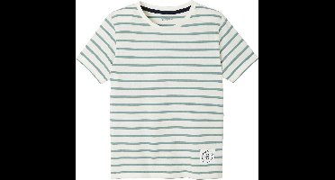 Vertbaudet Gestreept jongensshirt korte mouwen