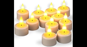 DailySupplies® Oplaadbare Waxinelichtjes - Theelichtjes - Led