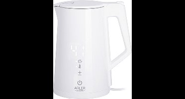 Adler AD 1345 wit Waterkoker met LED-display & temperatuurregeling 1,7L STRIX