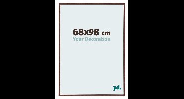 Your Decoration - Fotolijst 68x98 cm - Kunststof - Bruin - Annecy