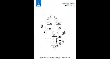 Nobili Move 92400 keukenkraan, Mat zwart