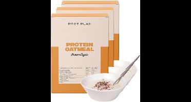 Protiplan - Havermout Bruine Suiker - 3 stuks - 3 x 7 x 36 g - Eiwitrijk ontbijt