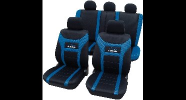 Autostoelhoezen - Super speed - Blauw