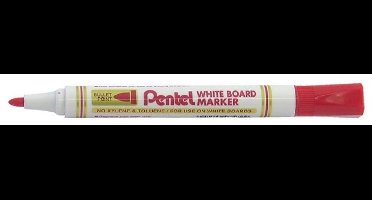 Pentel whiteboardmarker MW85, rood 12 stuks