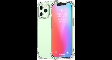 Geschikt voor iPhone 13 bumper case TPU + acryl - transparant