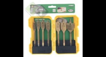 Speedboren set, 7 delig, Boorset, Spiraalboorset, Hofftech