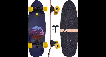 Apollo Mini Cruiser Longboard Surfskate Pro Miami Sunset