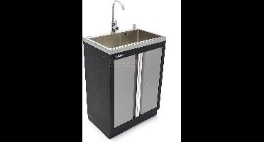 HBM Wasbak met Kraan voor Werkplaatsinrichting