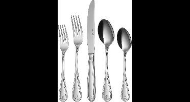 Sola Symphony Bestekset 12 persoons - 100 delig - Zilverwit Premium Edelstaal 18/10 - Vaatwasserbestendig