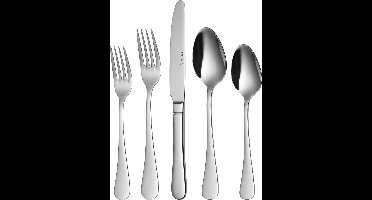 Sola Livorno Bestekset 9 persoons - 90 delig - Zilverwit Premium Edelstaal 18/10 - Vaatwasserbestendig