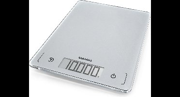 Soehnle keukenweegschaal Page Comfort 300 Slim - digitaal - 1 gram nauwkeurig - tot 10 kg - zilver
