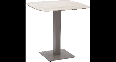 Garden Impressions Tobi bistro tuintafel 75x75 cm - taupe