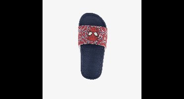 Spider-Man kinder badslippers blauw rood - Maat 28