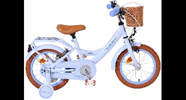 Volare Ashley Kinderfiets - Meisjes - 14 inch - Pastel Blauw - Twee Handremmen