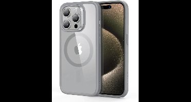 ESR Classic Hybrid iPhone 15 Pro Max Hoesje MagSafe Transparant Grijs