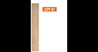 Vinyl Vloer - Vinyl Tegels - Vinyl Tegels Vloer - In elkaar grijpende Vinyl Vloertegels - 1220 X 185mm 10 Tegels - 5,5mm Dik - DIY Vloerbedekking voor Keuken - Donker Bruin