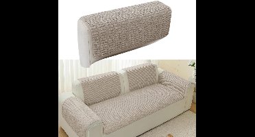 Bankarmleuninghoezen, hoezen voor fauteuils, antislip armleuninghoezen, hoes voor armleuningen van de bank, hoezen voor fauteuils, bankbeschermer (bruin 51*51 cm)