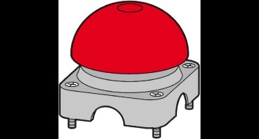Eaton FAK-R EAT VOET-/SLAGDRUKKN.GRS/ROOD