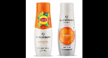 Sodastream Serie Lipton - Ijsthee Perzik - Geen Suiker - Twee Smaken