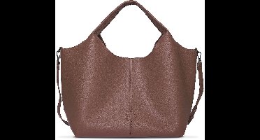 bugatti shopper schoudertas Zoe Shopper Burgundy bruine wijnrood