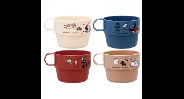 Kiki's Delivery Service Stacking 4 Cups & Jug Set Studio Ghibli Cup φ79×D60 mm