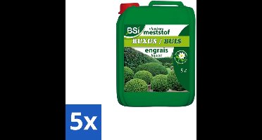 BSI – Buxus Vloeibare Meststof – Gezonde Groei & Diepgroene Bladeren – 5 L - Bulkverpakking - 5 stuks