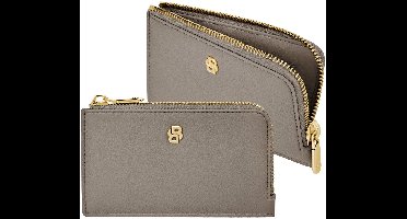 HUGO BOSS kaarthouder Signature Lady Card Holder Taupe