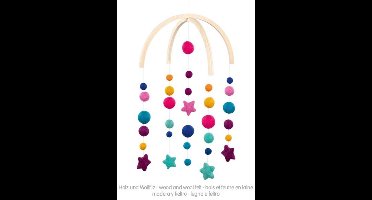 GOKI Mobiel - Sterrendans - 43X42Cm - Hout En Vilt