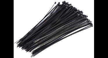 Tyrap Kabelbinders ZWART - 100 stuks - 300 x 4,8mm