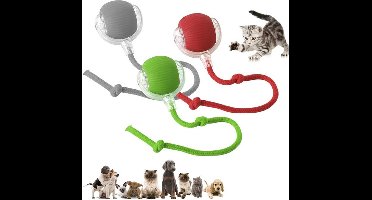 3 Stuks Interactieve Rollende Hondenbal - Nieuw Zelfbewegend Kattenspeelgoed, 360 Graden Slim Automatisch Elektrisch Speelgoed Voor Honden/katten