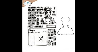ECD Let's cook stamp and die set